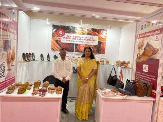 मा. व्यवस्थापकीय संचालिका यांची आंतरराष्ट्रीय वर्ल्ड ट्रेड सेंटर मधील स्टॉलला भेट