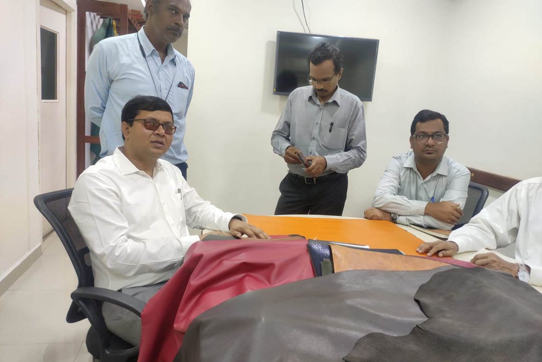 MD discuss over leather variety